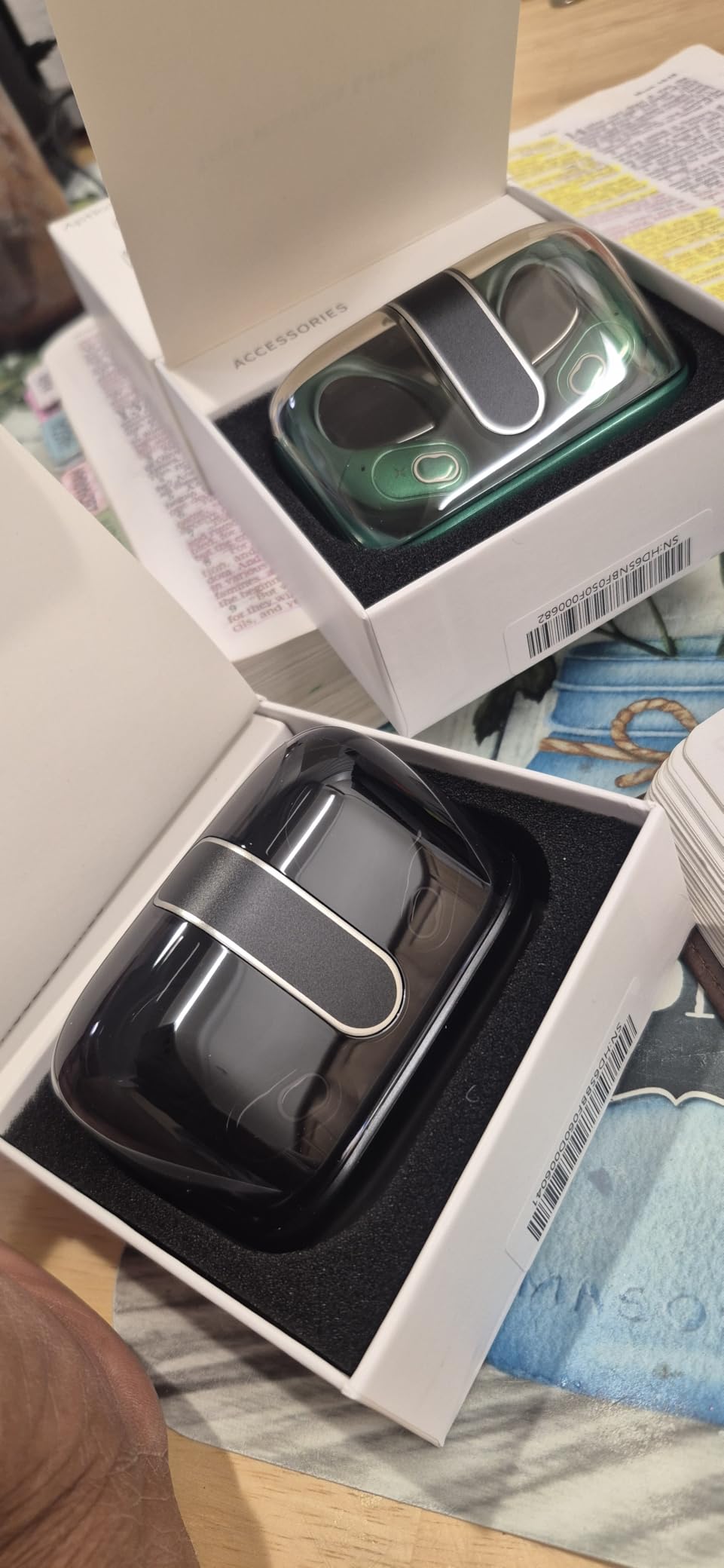 Wireless Earbuds 75H Bluetooth 5.4 Sport Headphones with Earhooks, Black customer photo 1