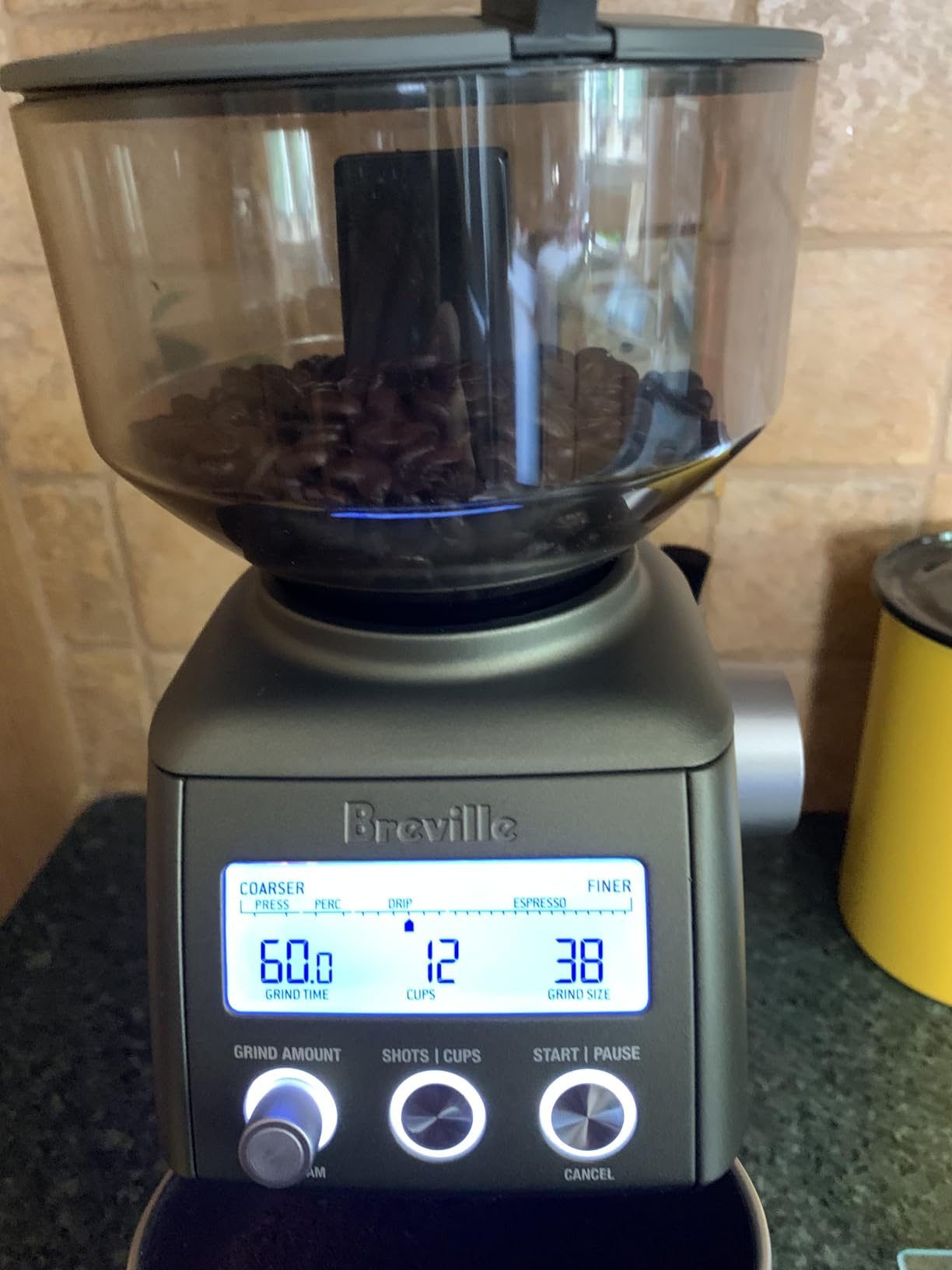 Breville BCG820OLT Smart Grinder Pro, Olive Tapenade customer photo 1