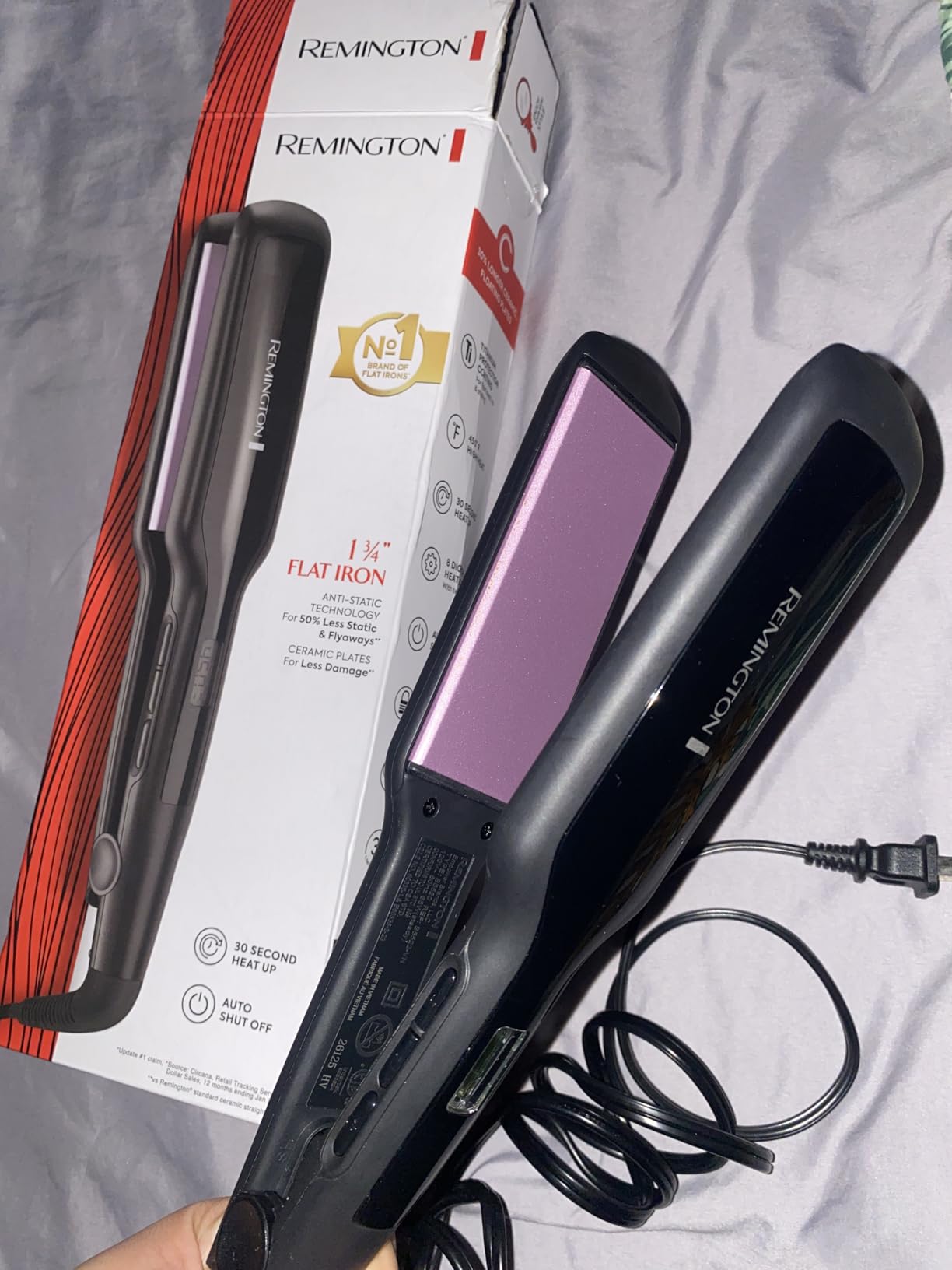 Remington Anti-Static Flat Iron, 1/2 Inch, Titanium + Ceramic Coating customer photo 1