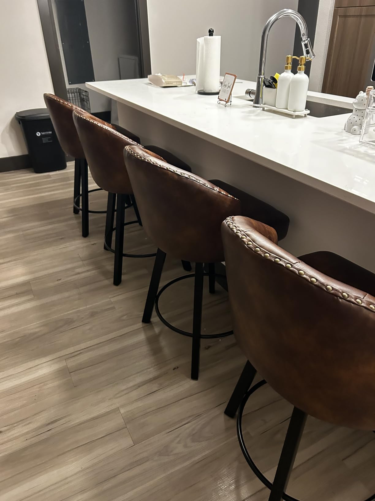 Cozyman Counter Height Bar Stools Set of 4, 26