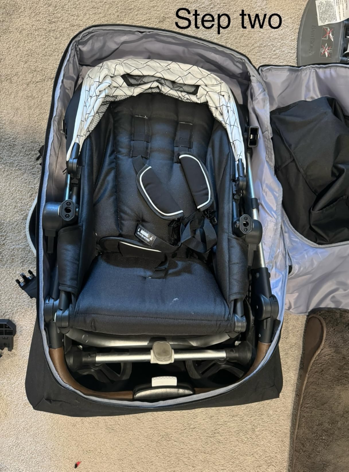 Stroller Bag with Wheels Compatible with UPPAbaby Vista, Vista V2, Cruz V2 customer photo 1