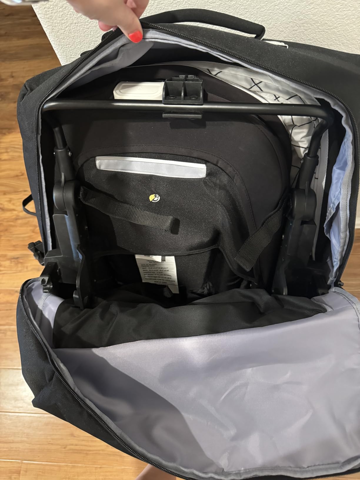 Stroller Bag with Wheels Compatible with UPPAbaby Vista, Vista V2, Cruz V2 customer photo 2