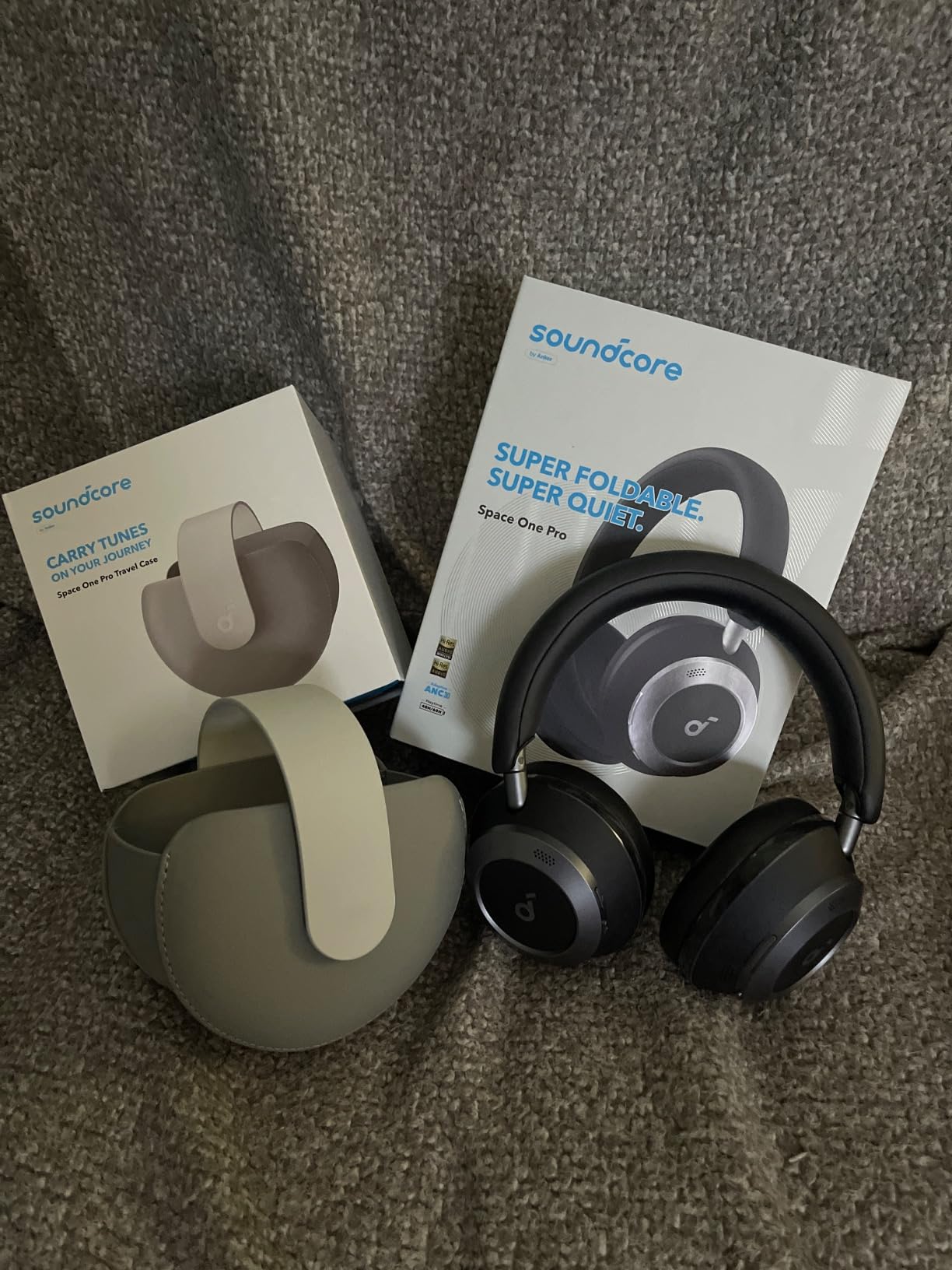 Soundcore Anker Space One Pro Wireless Over-Ear Headphones, Foldable Design customer photo 1