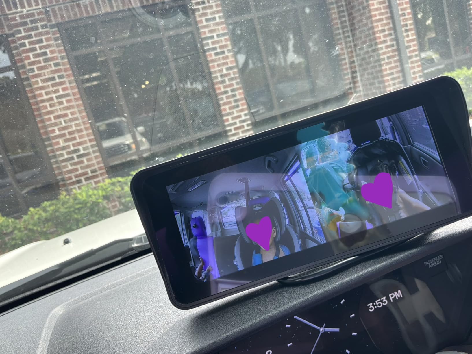 2-Kids Baby Car Camera for Seat: 6.9 Inch Ultrawide Display with 2 Cameras customer photo 2