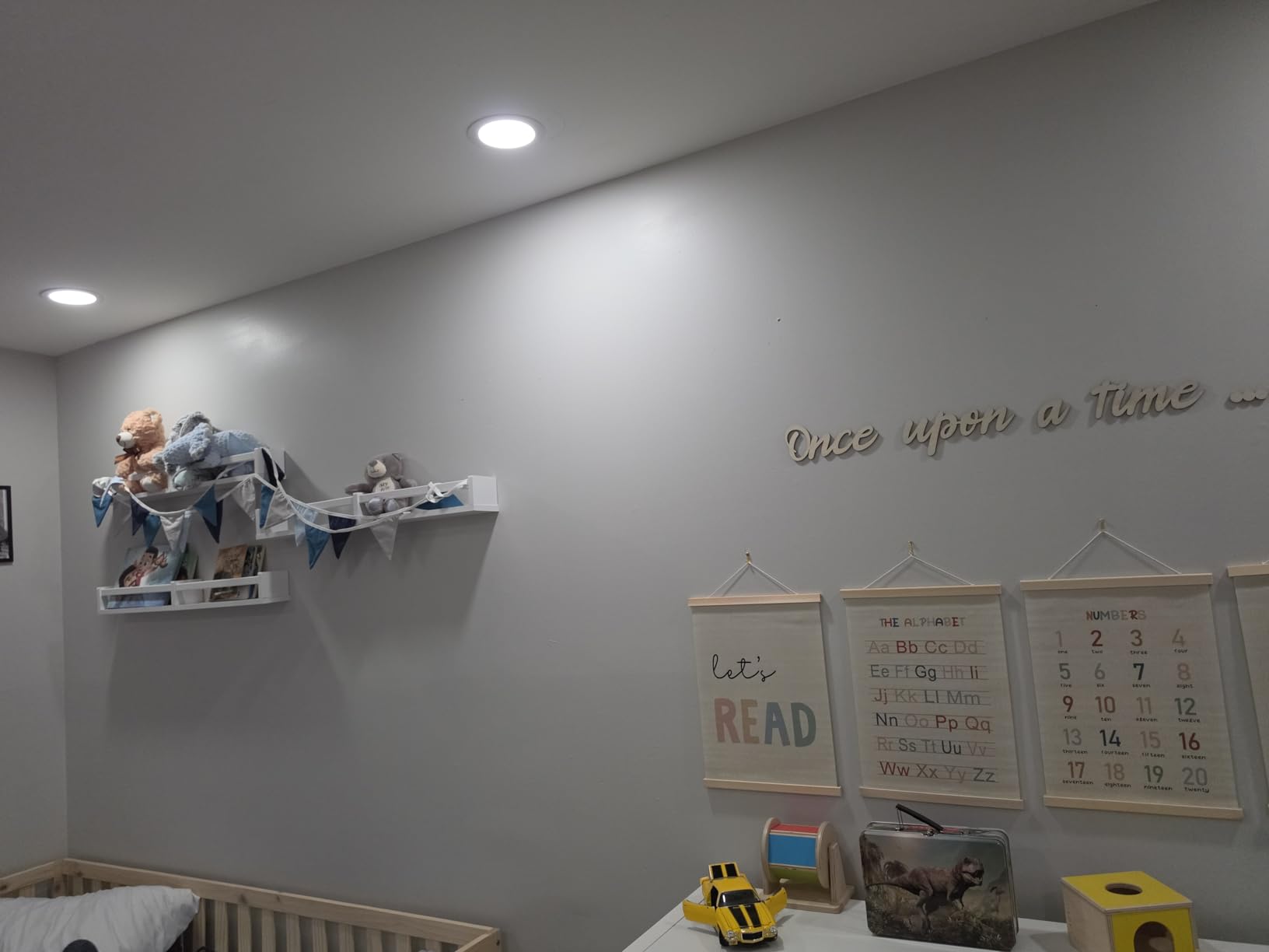Harwaya Floating Nursery Book Shelves for Wall, Natural Wood Wall Bookshelf for Kids Room Bedroom, Small Wooden Hanging Baby Book Shelf and Toy Organizer for Nursery Girl Boy Toddler Child - Set of 3 customer photo 1