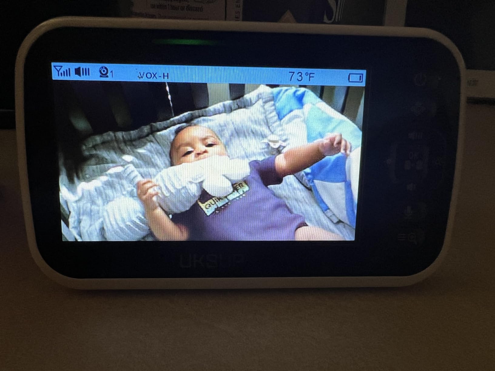 UKSUP Baby Monitor with Camera and Audio with 30 hrs Battery Life & No WiFi customer photo 1