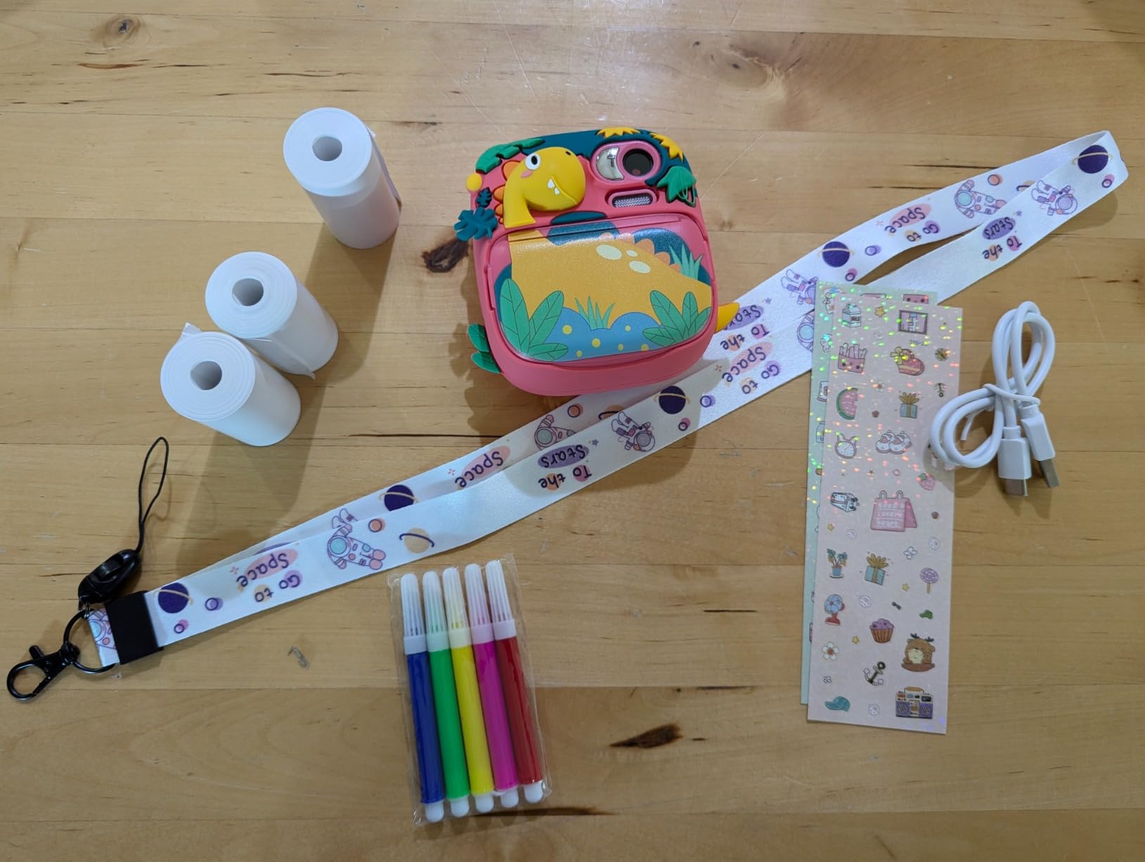 Kids Instant Print Camera, 1080P HD Video & 2.4