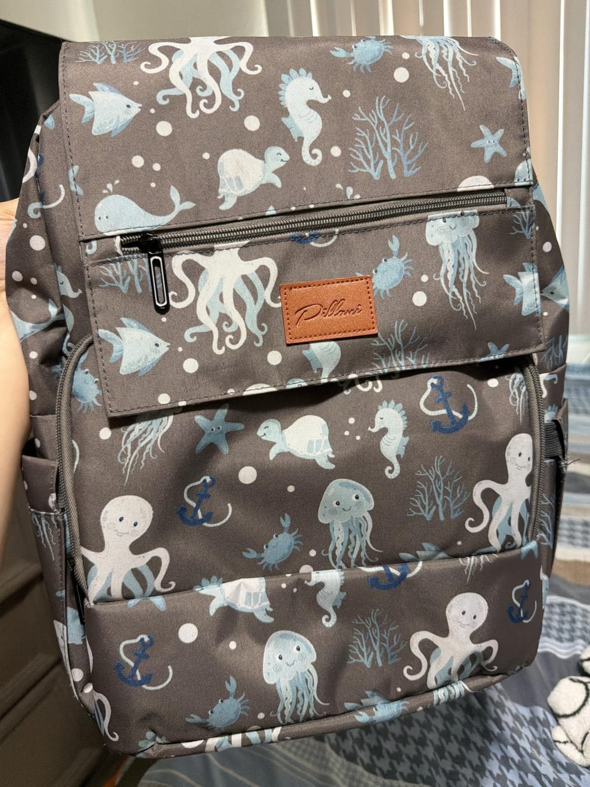 Baby Shower Gifts for Mom - Diaper Bag Backpack - 16 Organizer Pockets Baby Diaper Bag w/ Insulated Bottle Holders & Wipes Pocket, Large Capacity Baby Bag Backpack - Waterproof & Easy to Clean, Purple customer photo 2