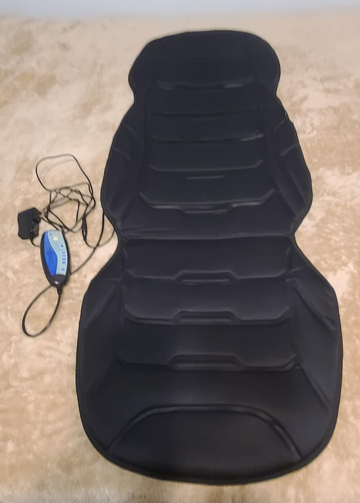 COMFIER Back Massager with Heat, Vibration Massage Seat Cushion with 8 Massage Nodes & 5 Modes, Adjustable Chair Massager Pad for Home Office, Heated Chair Pad, Gifts for Women Men Mom Dad customer photo 1