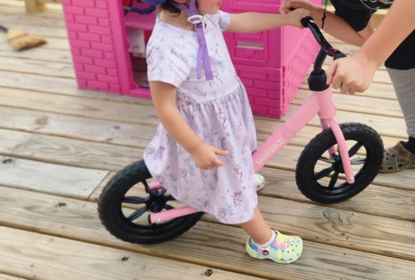 Bobike Toddler Balance Bike Toys for 2 to 5 Year Old Girls Boys Adjustable Seat and Handlebar No-Pedal Training Bike Best Gifts for Kids customer photo 2