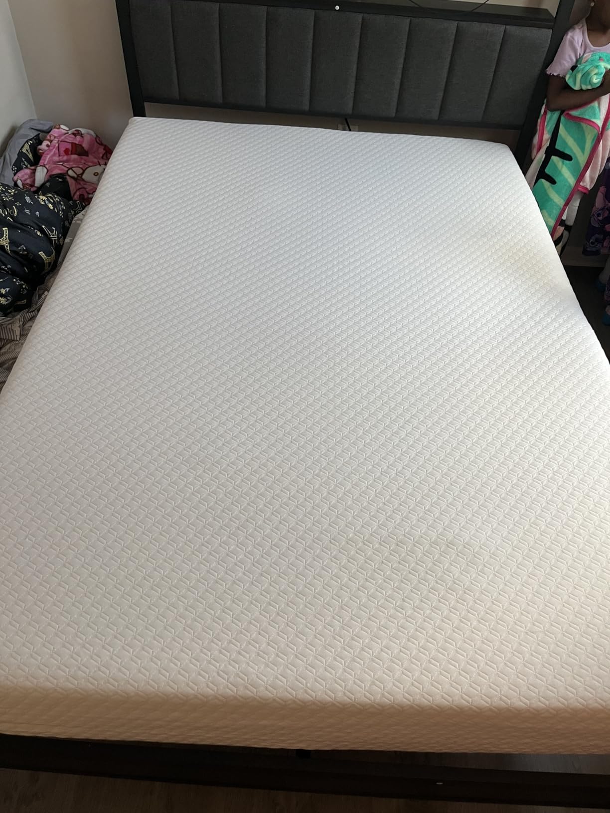GAESTE Full Size 8 Inch Cooling Gel Memory Foam Mattress, Medium Feel customer photo 1