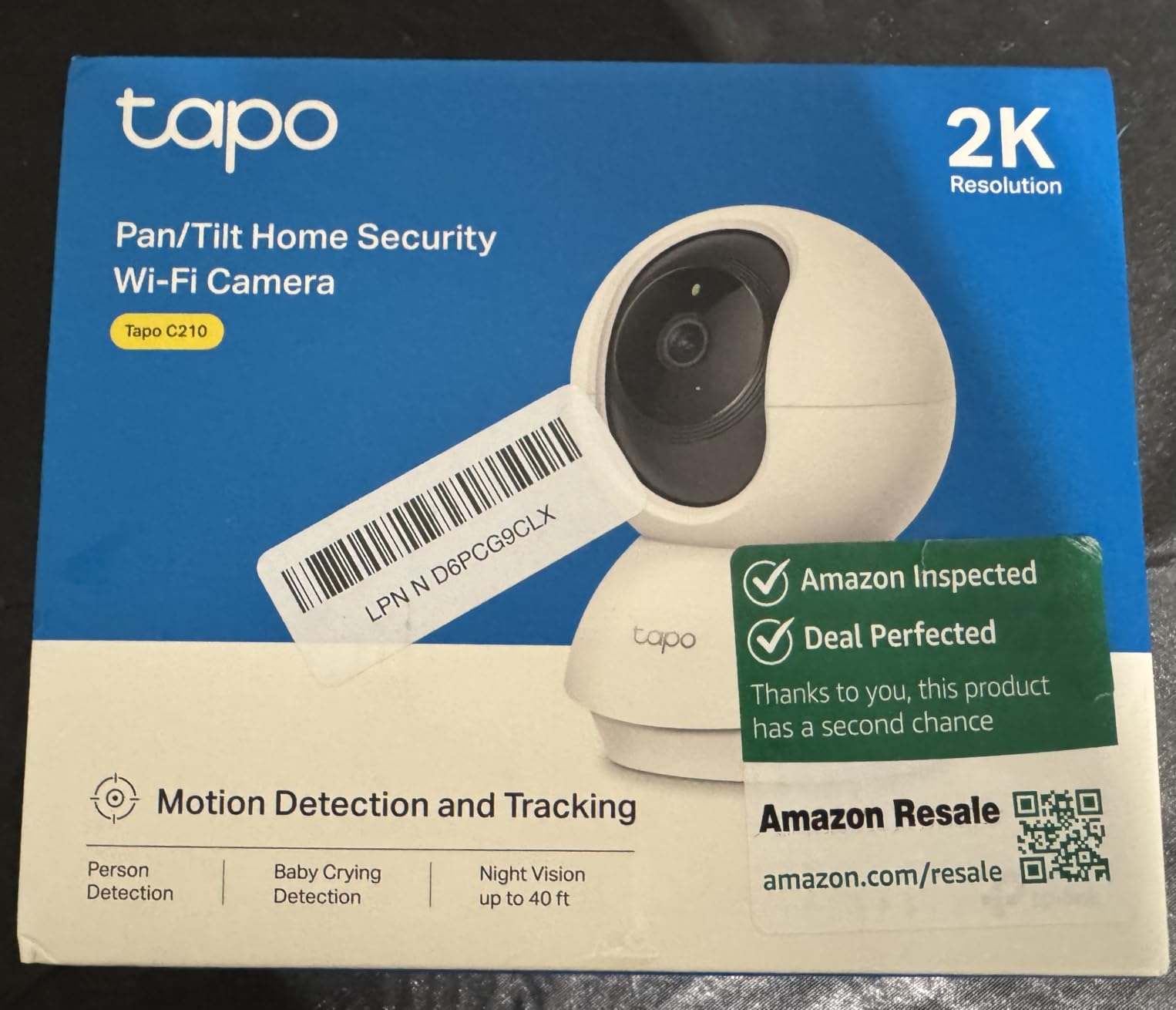 Tapo 2K Pan Tilt Security Camera for Baby Monitor, Dog Camera,C211(2-Pack) customer photo 2