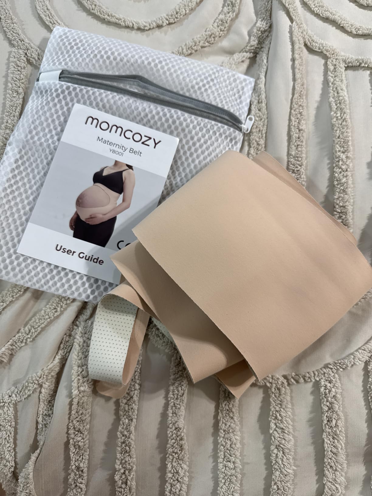 Momcozy Pregnancy Belly Band, CozySupport 3D Ergonest Maternity Belly Band customer photo 1