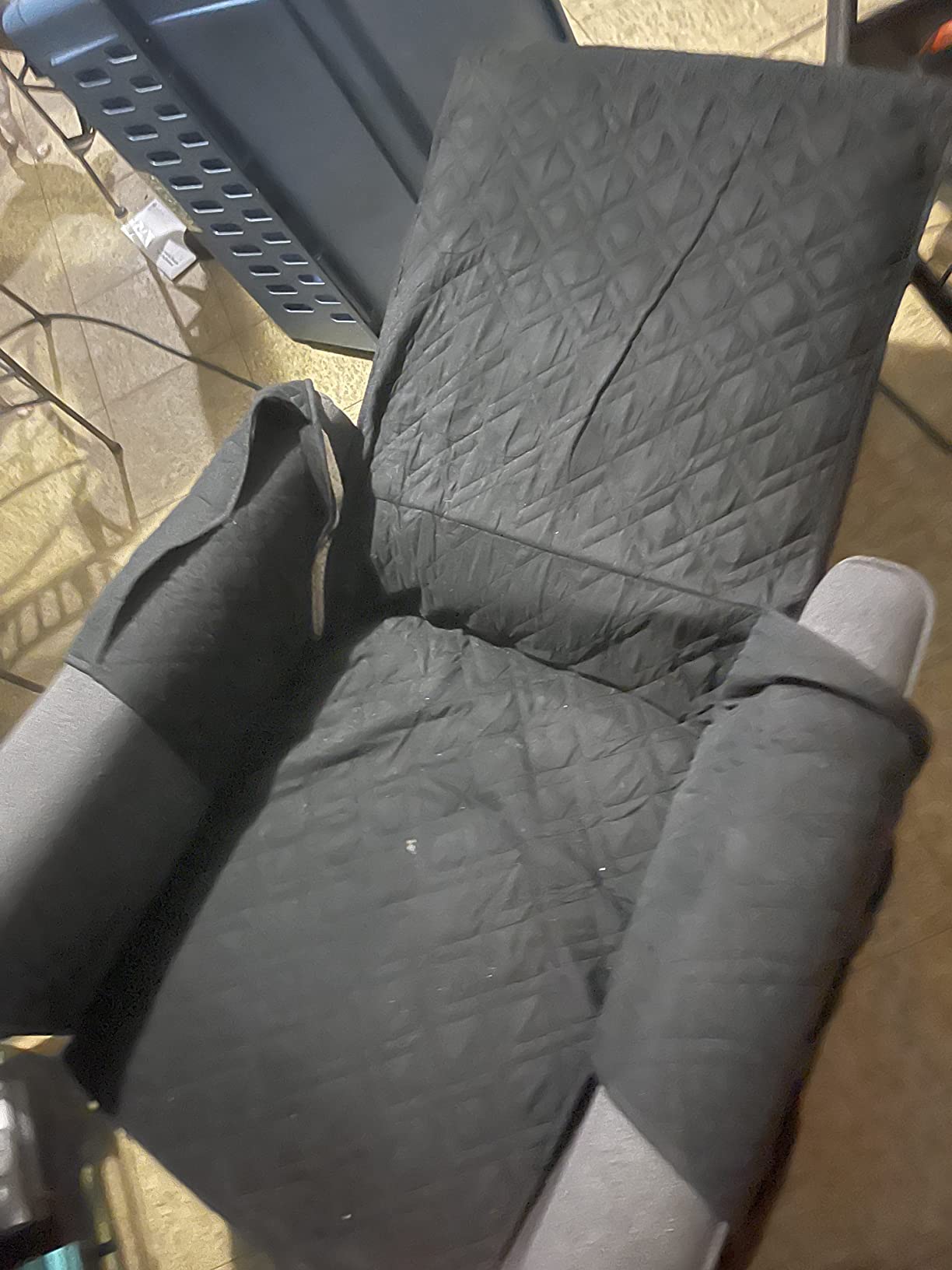 Evolur Raleigh Upholstered Manual Glider Recliner– Rocking & 360° Swivel with Smooth Glide – Greenguard Gold & FSC Certified – Modern Nursery and Living Room Chair in Fog customer photo 1