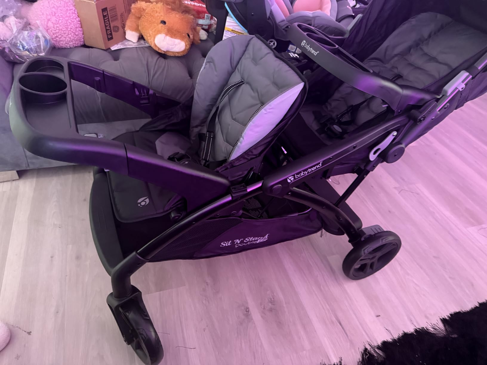 Baby Trend Sit N' Stand® Double 2.0 Stroller, Dash Black customer photo 1