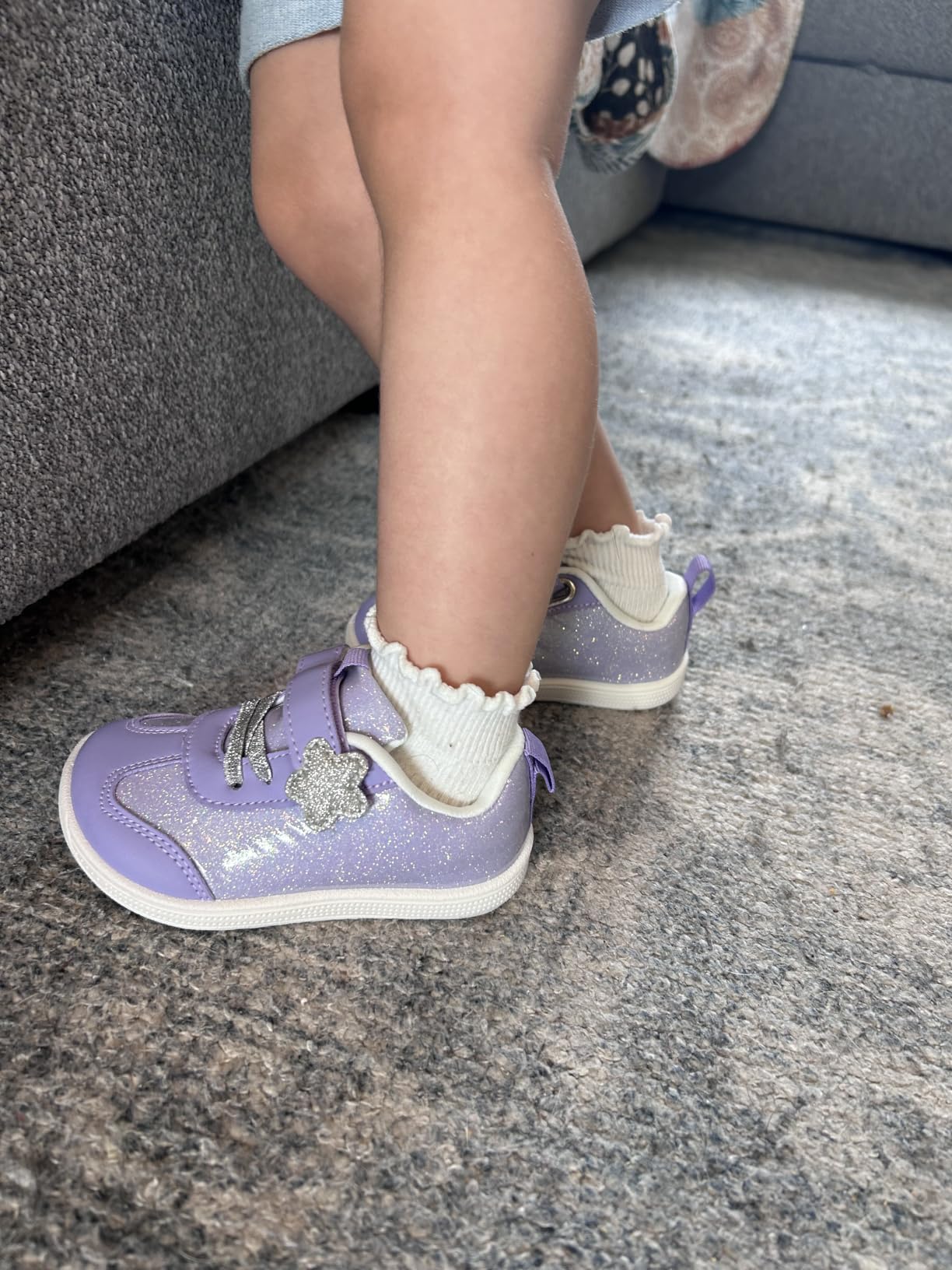 STQ Toddler Girls Boys Wide Toe Barefoot Shoes Kids Walking Tennis Comfort Sneakers Lightweight Breathable Gym Shoe customer photo 1