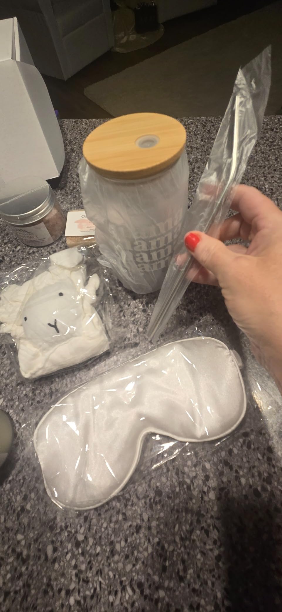 New Mom Care Package After Baby New Mom Gift Basket for Women After Birth Postpartum Gifts for Expecting Moms Baby Shower Gifts for Mommy To Be Cool Presents for Mother To Be First Time Moms Gift Set customer photo 2