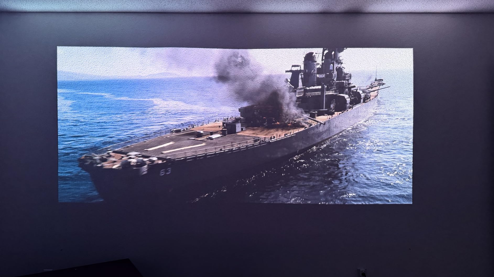 Hisense PL2, Ultra Short Throw Home Theater Laser Projector, 80” – 150”, 4K UHD, 2,700 Lumens, 3000:1 Contrast, Dolby Vision & Atmos, 3D, Google TV, WIFI 6E customer photo 1