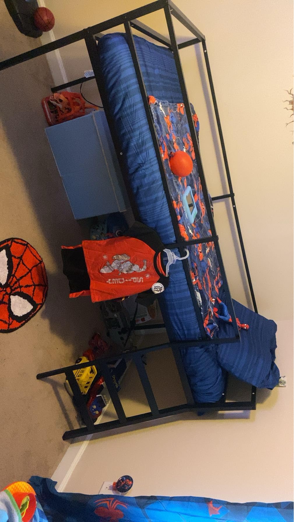 Lutown-Teen Loft Bed Twin Size with Stairs and Guard, White customer photo 2
