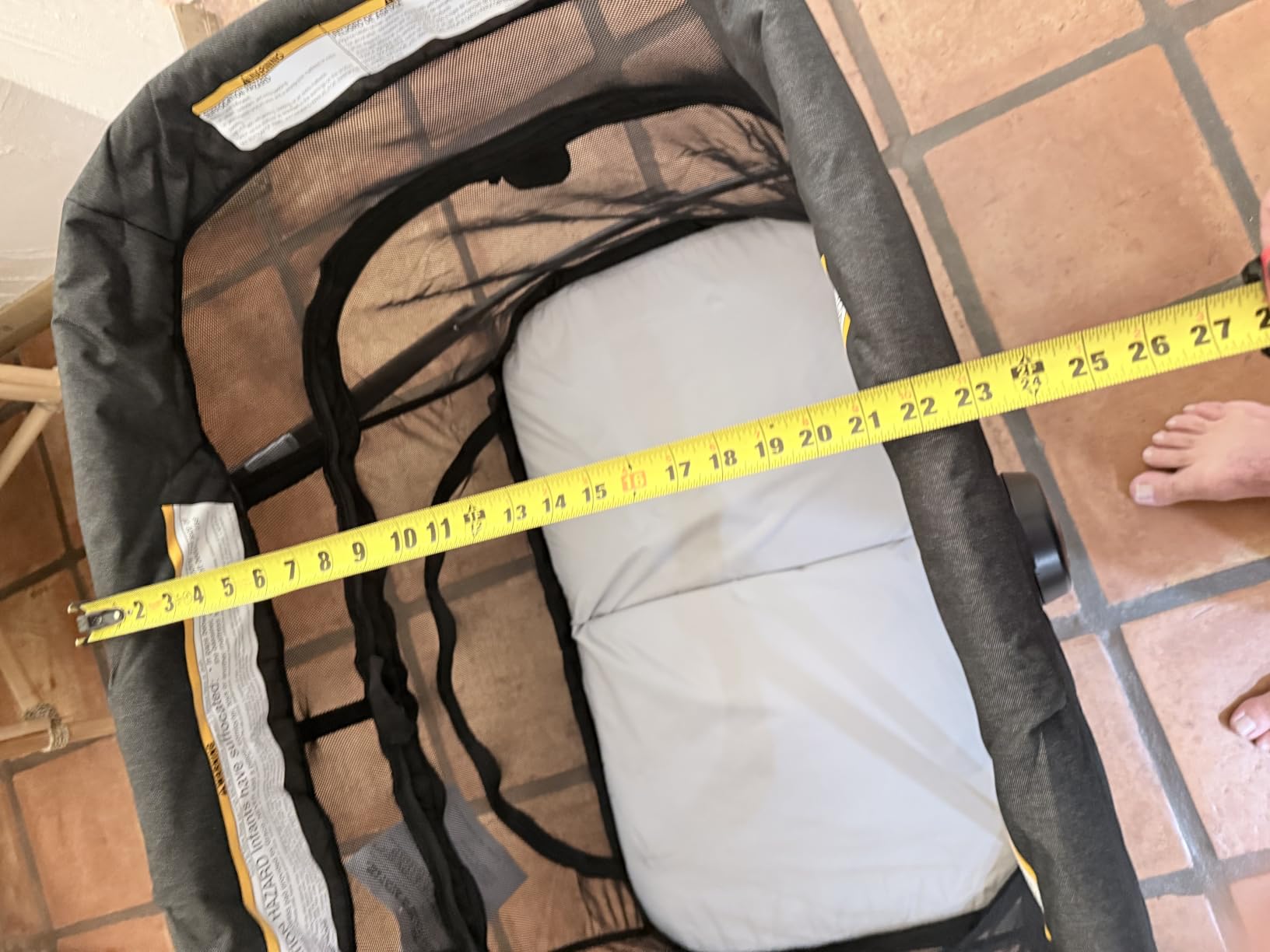 Graco® Lite Traveler 4 in 1 Playard with 4 Modes, Bedside Bassinet, Toddler Playpen, Free Play and Slumber Tent Mode, Lightweight Portable Playard with Canopy and Carry Bag customer photo 2