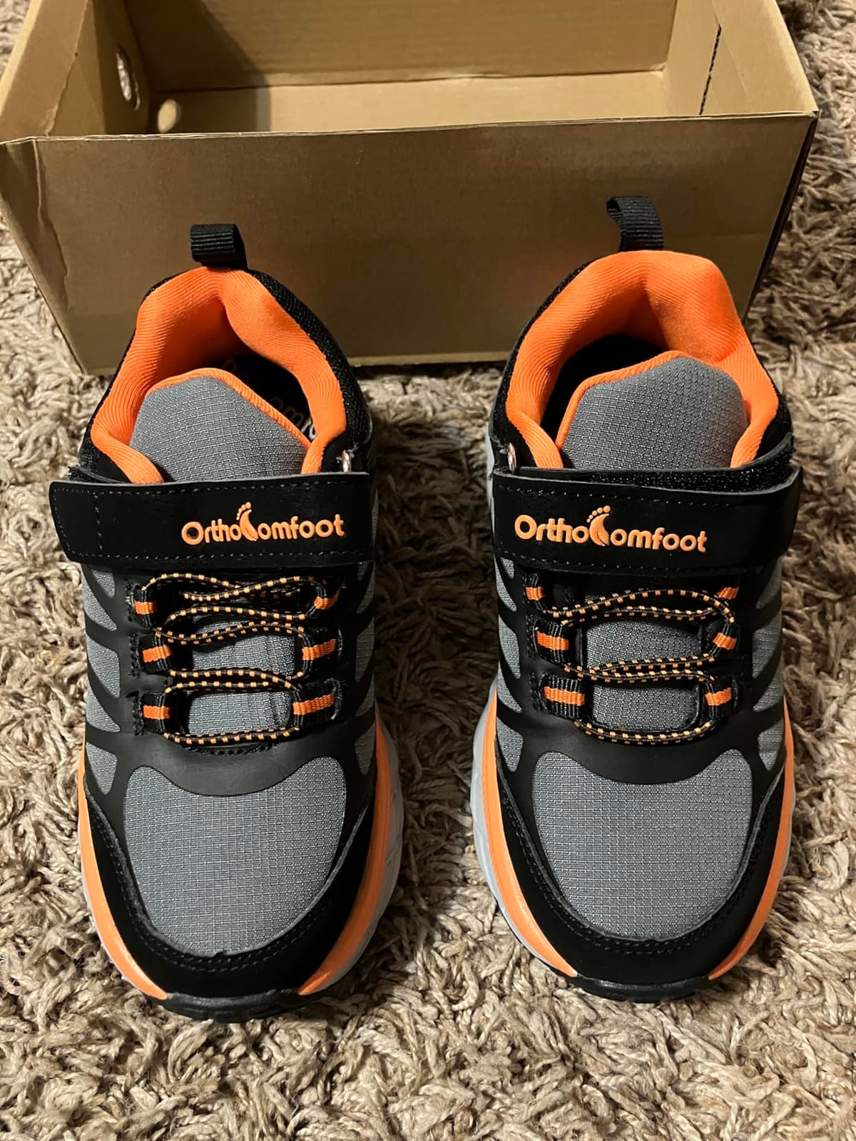 Kids Orthopedic Tennis Shoes for Boys and Girls: Comfortable Casual Plantar Fasciitis Arch Support Athletic Running Sneakers, Little Kid/Big Kid School Sports Walking Shoes for Foot and Pain Relief customer photo 2