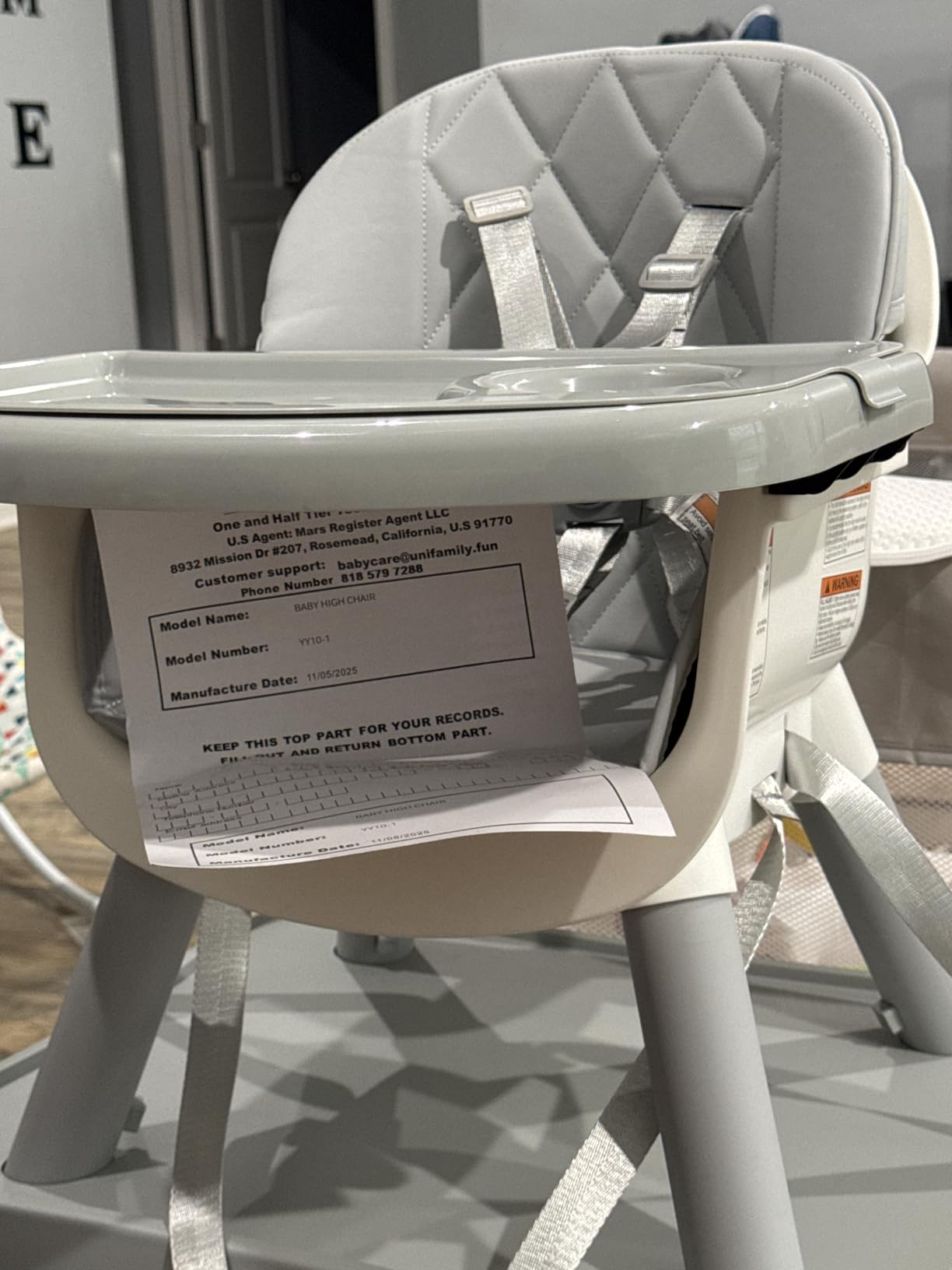 6 in 1 Baby High Chair for Babies and Toddlers, Booster Seat, Toddler Chair customer photo 2