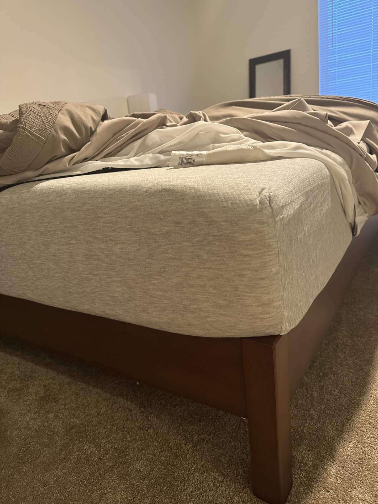 LIFEMENT 10 Inch Twin Mattress for Kids, Bamboo Cover Memory Foam Bed customer photo 2