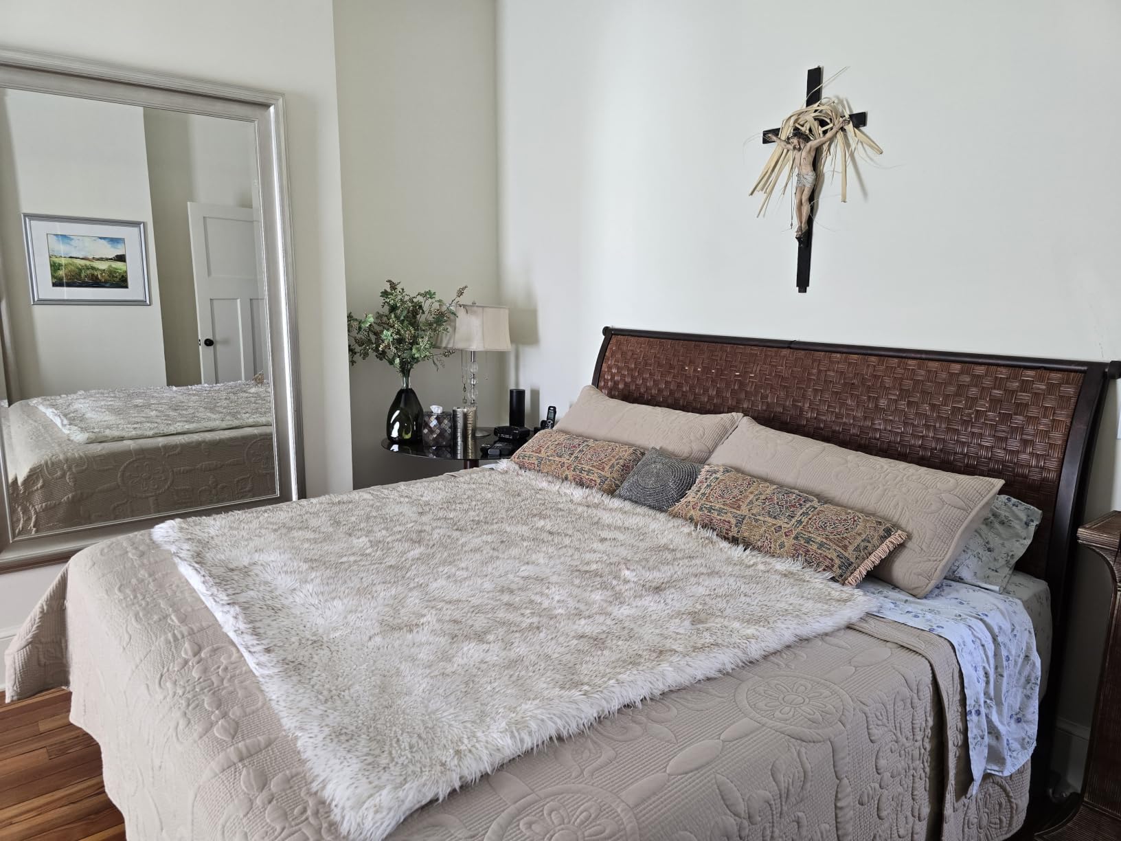 RUVANTI 100% Cotton Organic Queen Sheets, Percale Queen Sheet Set, Bud Club customer photo 1