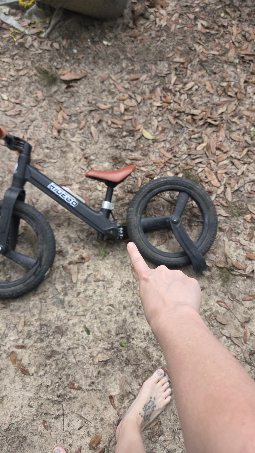 Ridego 14 Inch Balance Bike for Kids 3-6 Year Old,Lightweight Kids Bike with Adjustable Seat, Push Bicycle with Air Rubber Tires,Ride-on Toys Birthday Gift customer photo 1