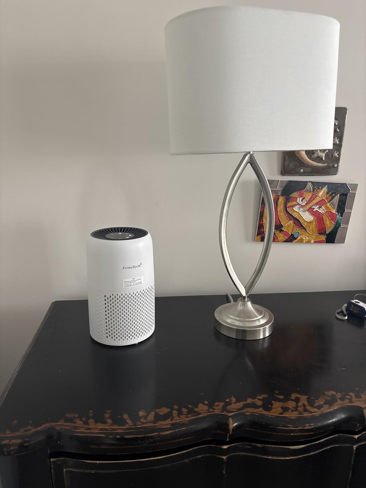 AromaRoom Air Purifiers, Quiet Air Cleaner For Pets, Baby Room,Home | AromaRoom H13 HEPA Air Filter For Smoke Pollen Dander Hair Smell Air Cleaner, 3-in-1 Filter with Sleep Mode customer photo 2