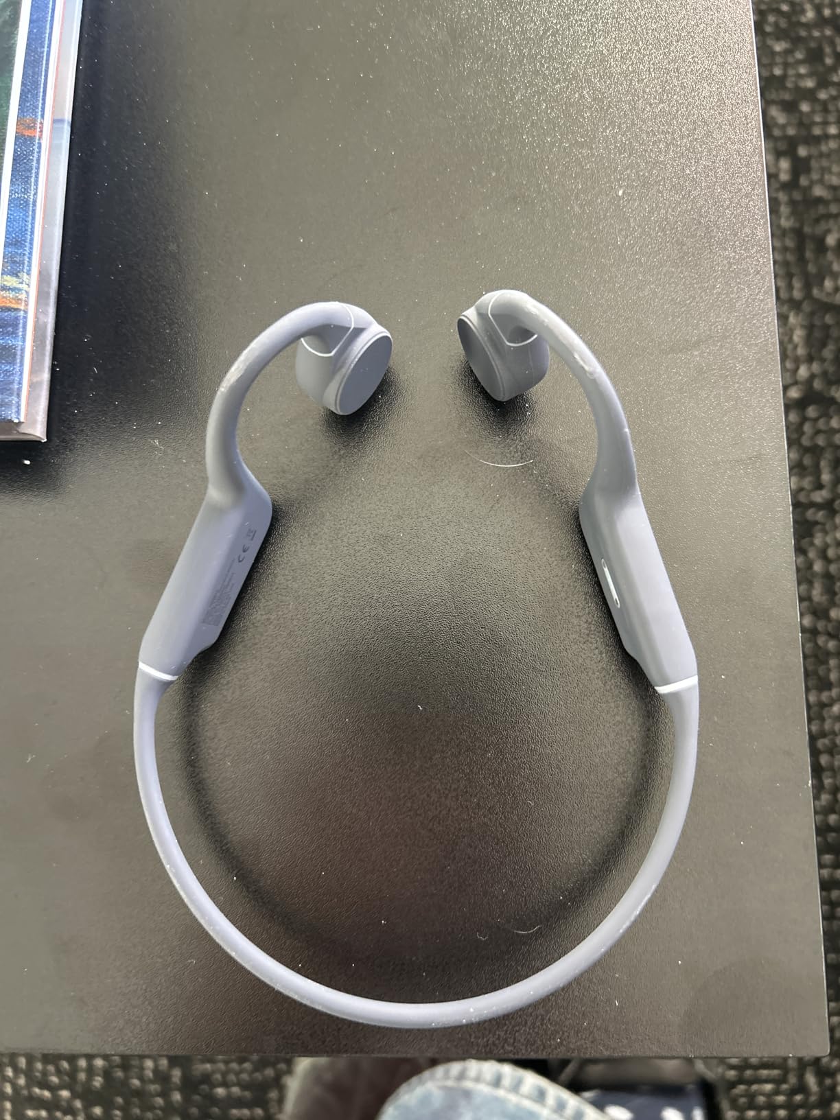Raycon Bone Conduction Headphones - Open Ear Running Headphones & Bluetooth Earbuds, Sweat & Water-Resistant with Mic (Gray) customer photo 1