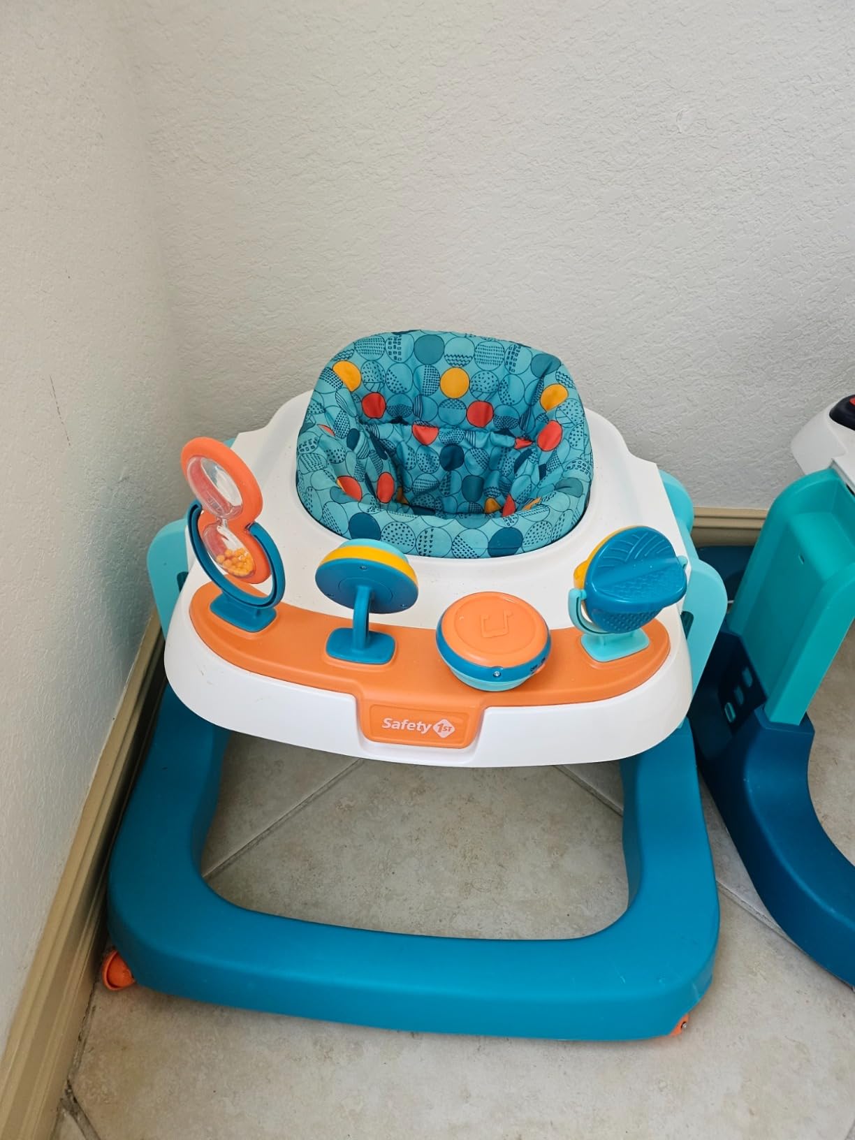 Safety 1st Ready, Set, Walk! DX Developmental Walker, Spotlight Teal customer photo 2