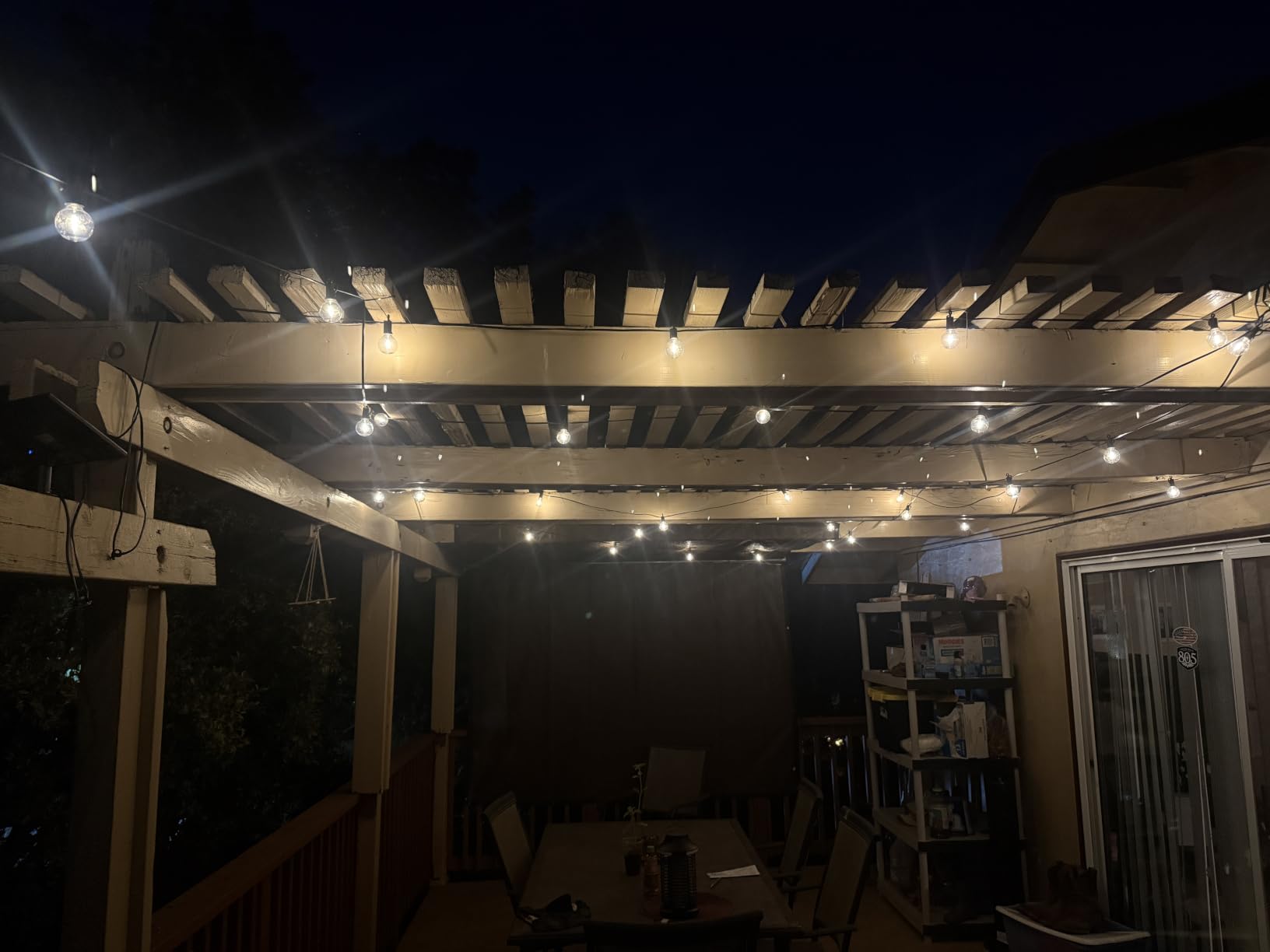 Brightown 108FT 52LED Solar String Lights Outdoor with Remote & USB Port customer photo 2