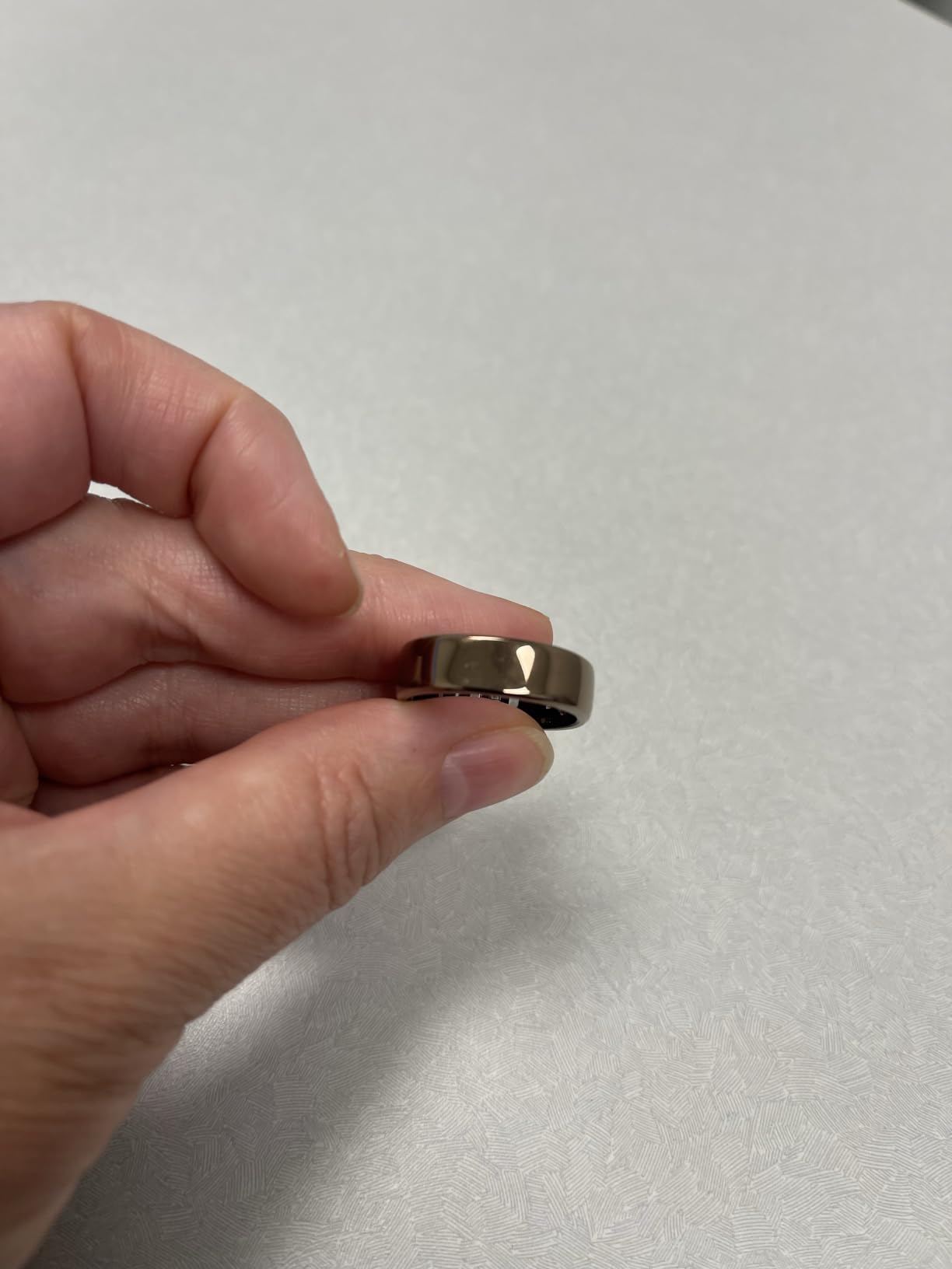 RingConn Gen 2 Air Ultra-Thin Smart Ring(Size 8, Dune Gold) customer photo 2
