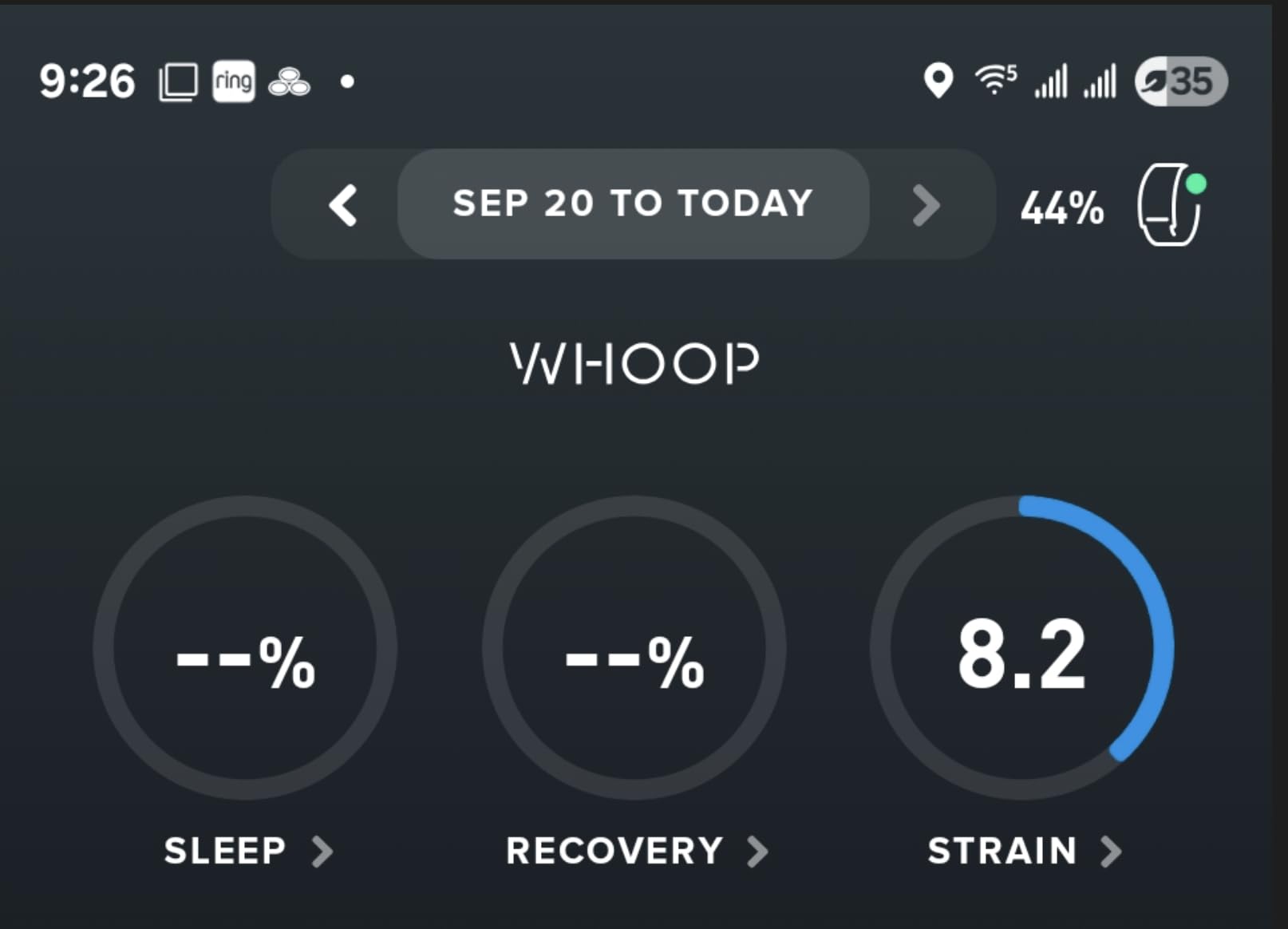 WHOOP 5.0/MG Activity Tracker - 12 Month Membership - Health and Fitness Wearable – 24/7 Activity and Sleep Tracker, Personalized Coaching, Menstrual Cycle Insights – 14+ Days Battery Life customer photo 1
