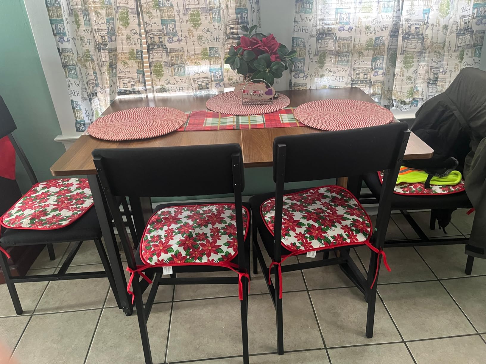 Itaar 5-Piece Dining Table Set for 4-6 People, 63