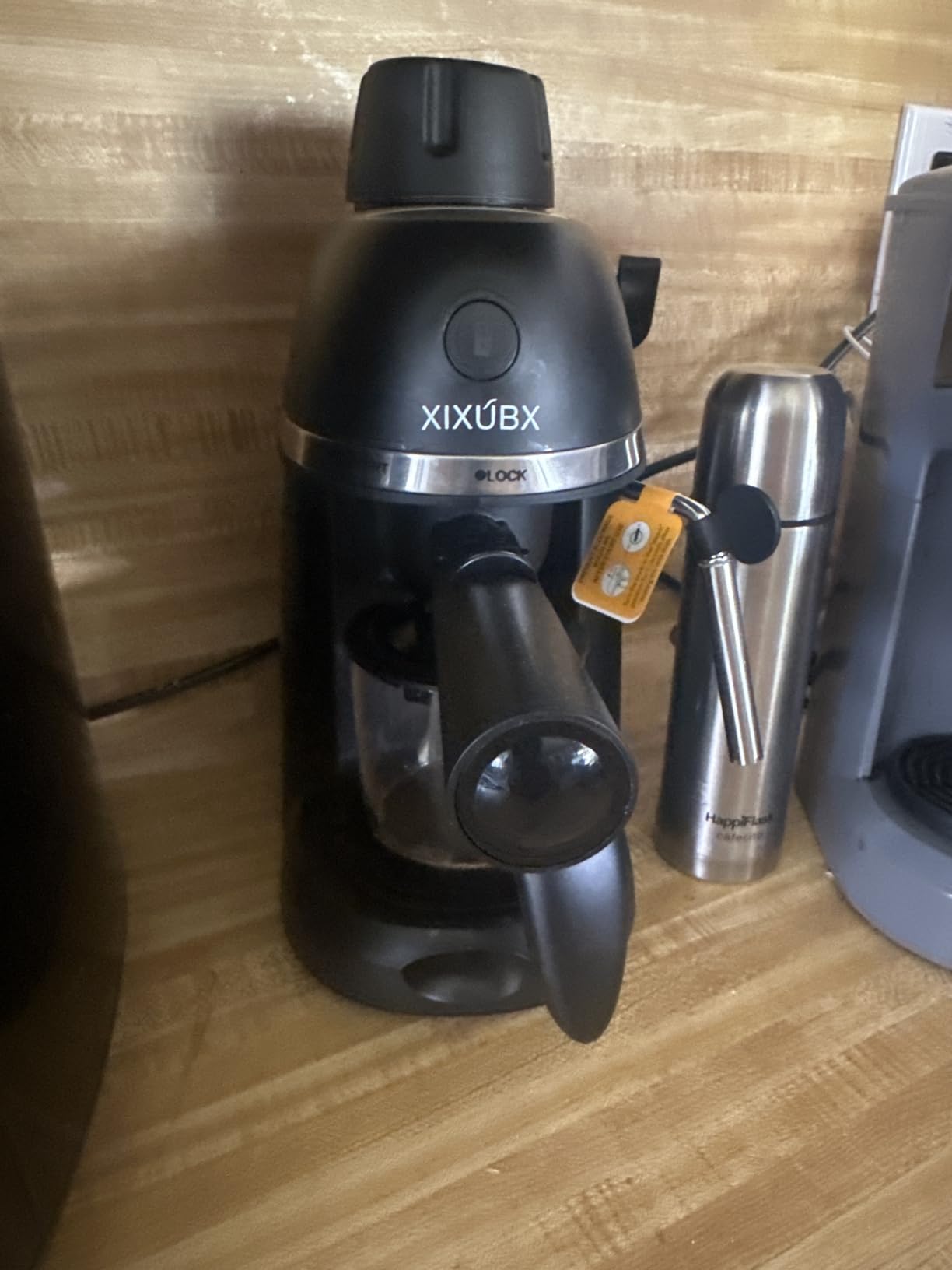 XIXUBX Compact Espresso & Cappuccino Machine, 3.5 Bar with Steam Wand customer photo 2