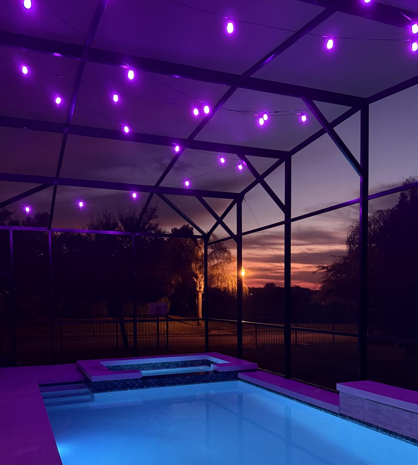 Govee S14 Bulb Outdoor String Lights 2, 96ft RGBICWW, 30 LED Bulbs, IP66 customer photo 1