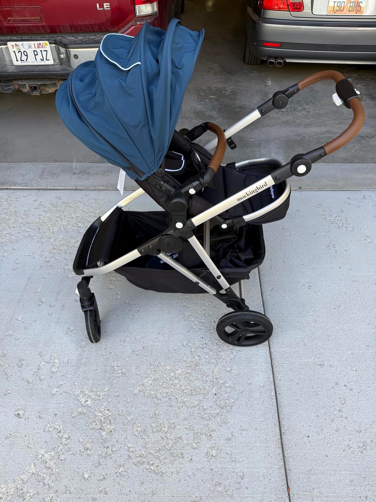 Mockingbird 3.0 Single-to-Double Convertible Stroller, Stone Blue customer photo 1