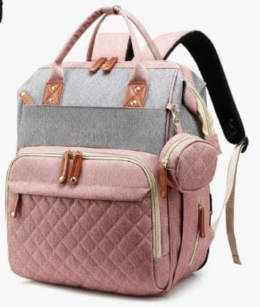 Diaper Bag with Changing Station, Baby Backpack with Foldable Changing Pad customer photo 2
