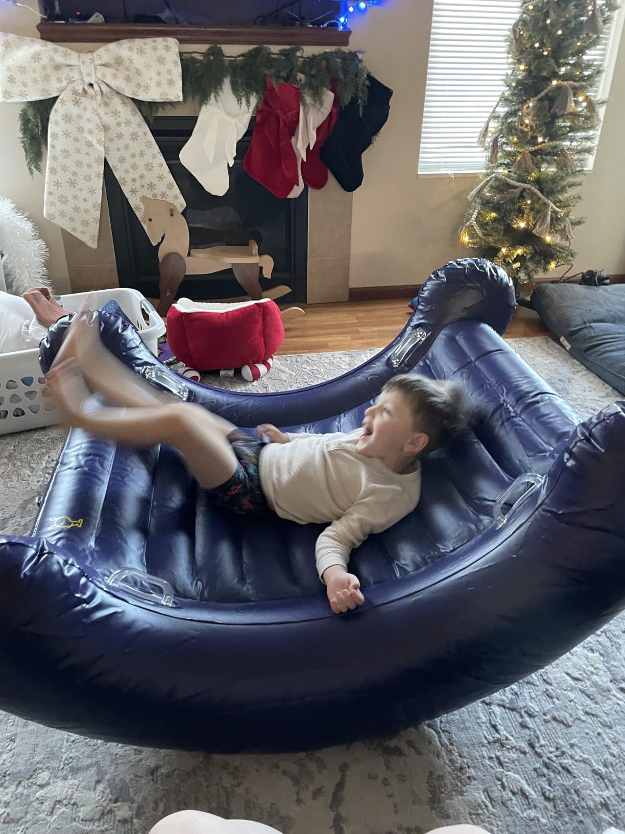 TED KANGAROO CloudBounce Ultra | Sensory Rocker for Kids | Patented NextGen Inflatable Sensory Chair | Ultra-Durable & Extra-Reinforced customer photo 1