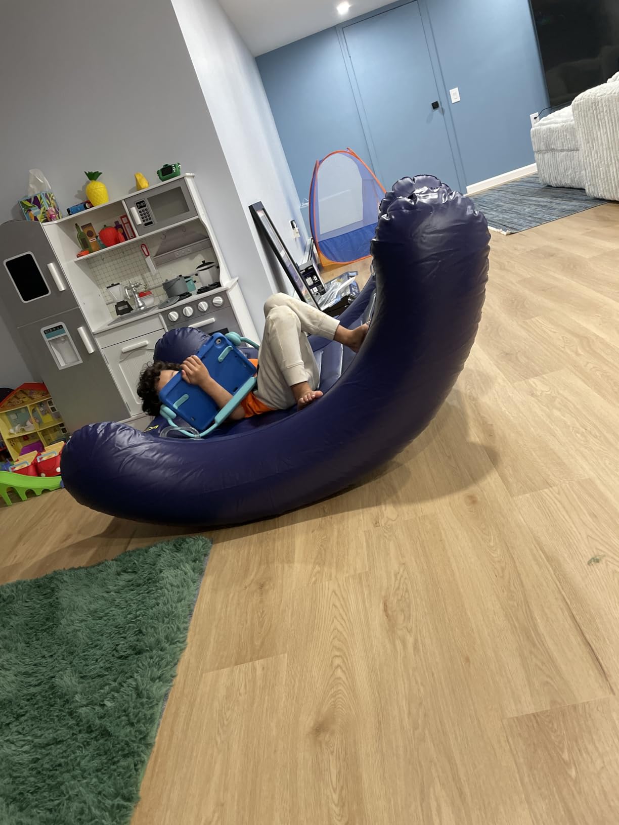 TED KANGAROO CloudBounce Ultra | Sensory Rocker for Kids | Patented NextGen Inflatable Sensory Chair | Ultra-Durable & Extra-Reinforced customer photo 2
