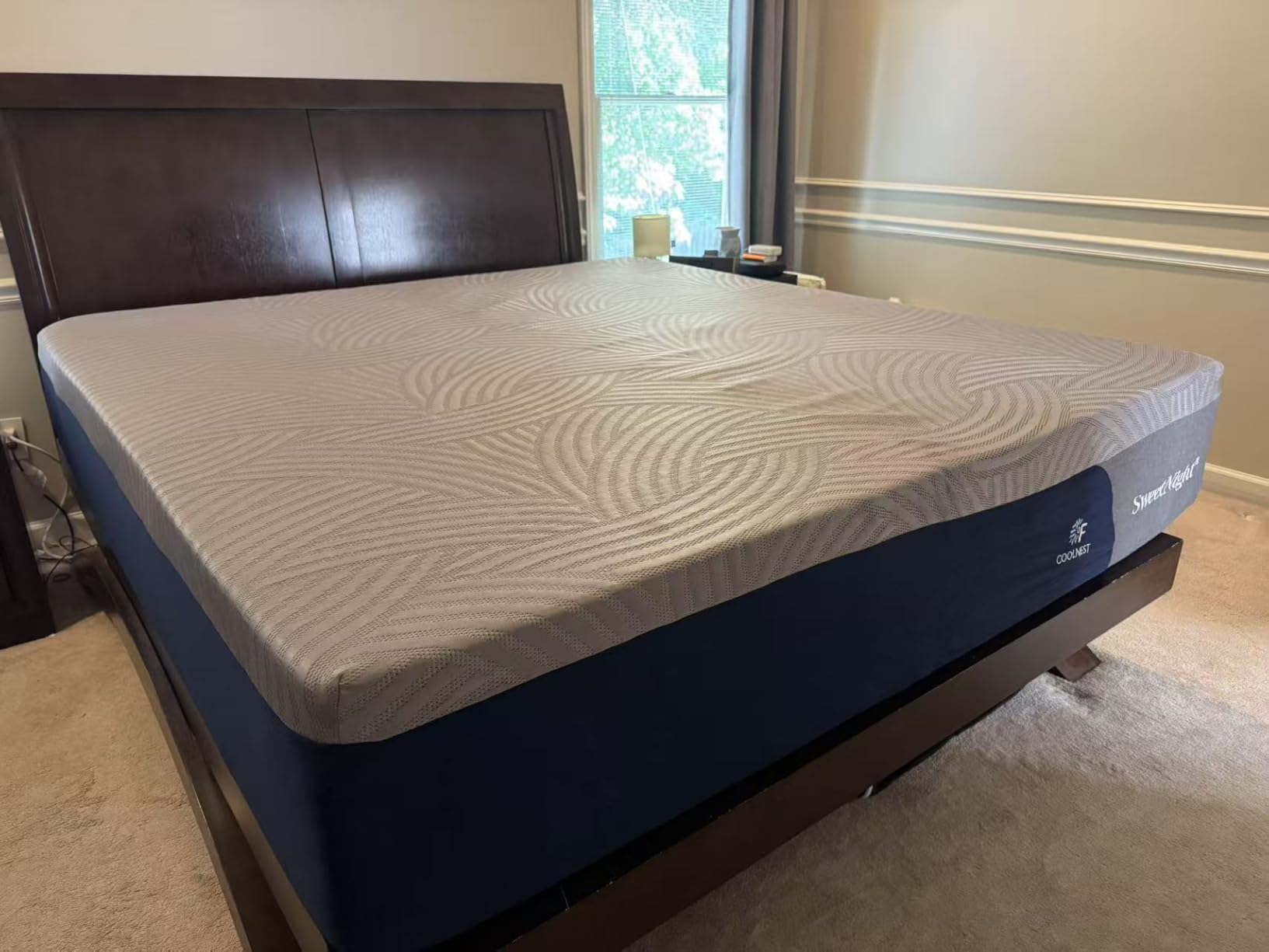 Sweetnight CoolNest Queen Mattress, 14 Inch Cooling Memory Foam Mattress customer photo 1