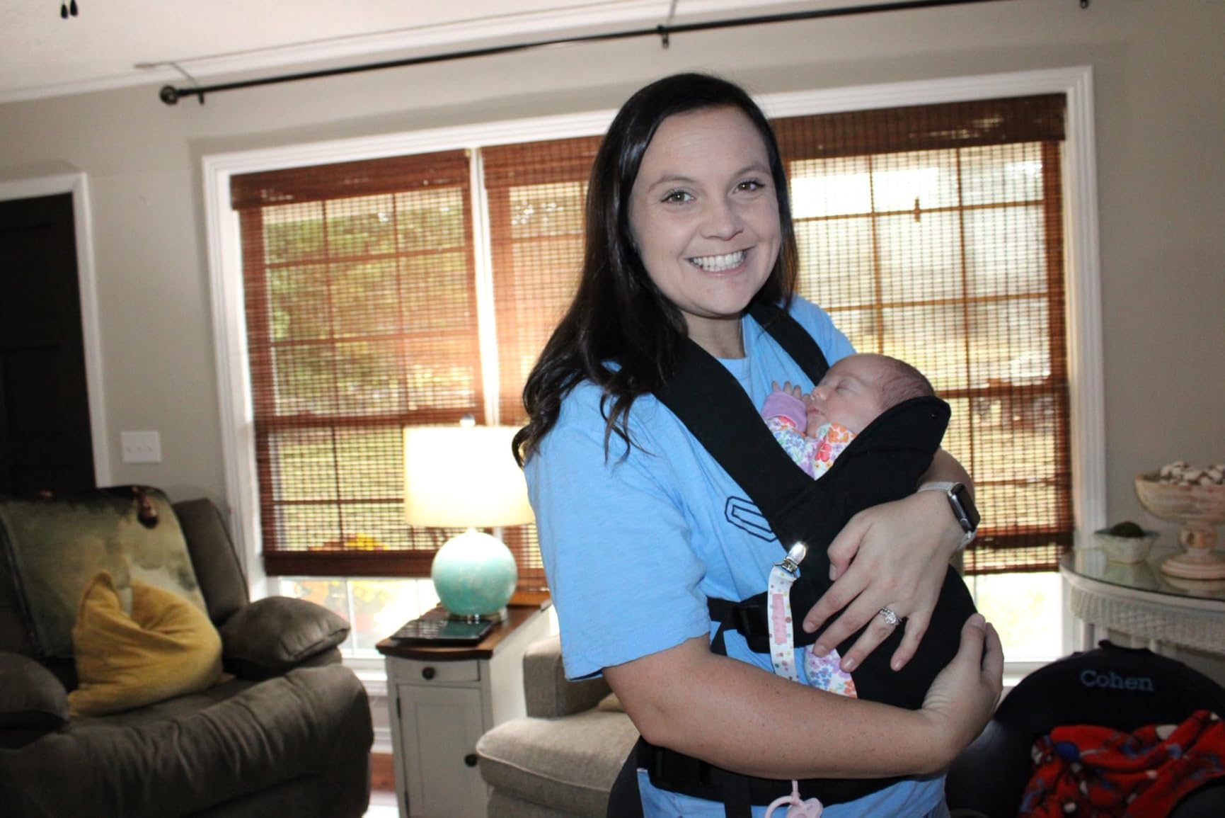 Momcozy Newborn Carrier WeeSnug- Lightweight and Cozy Comfort for 7-25 lbs customer photo 2
