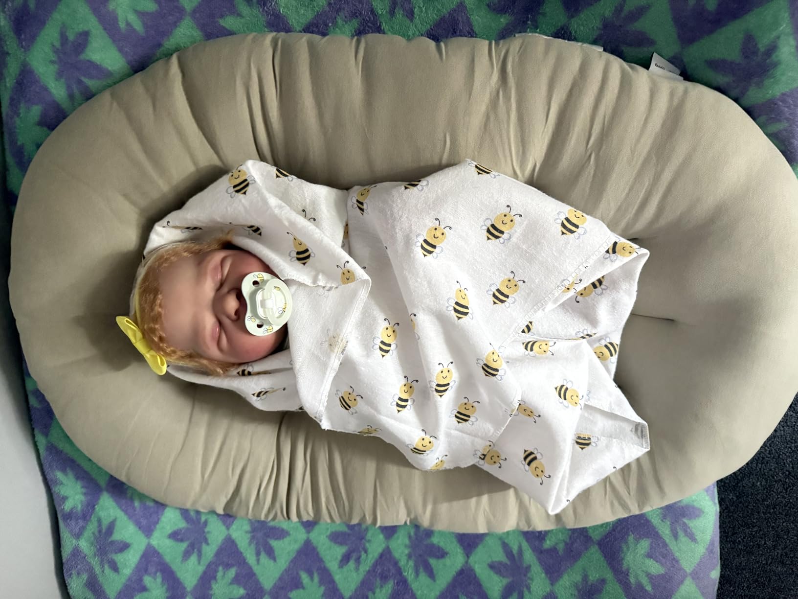 Baby Lounger for Newborn: Portable & Lightweight Pillow customer photo 1