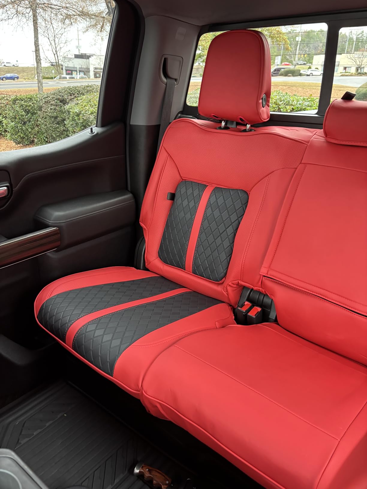 RIDEPOSH Custom Fit Seat Covers for Silverado/Sierra 1500 2019-2026 CrewCab customer photo 1