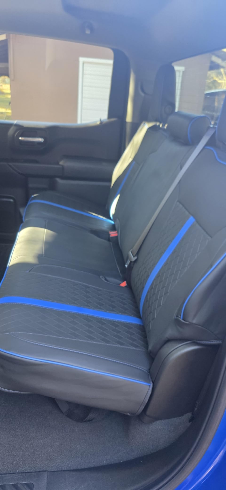 RIDEPOSH Custom Fit Seat Covers for Silverado/Sierra 1500 2019-2026 CrewCab customer photo 2