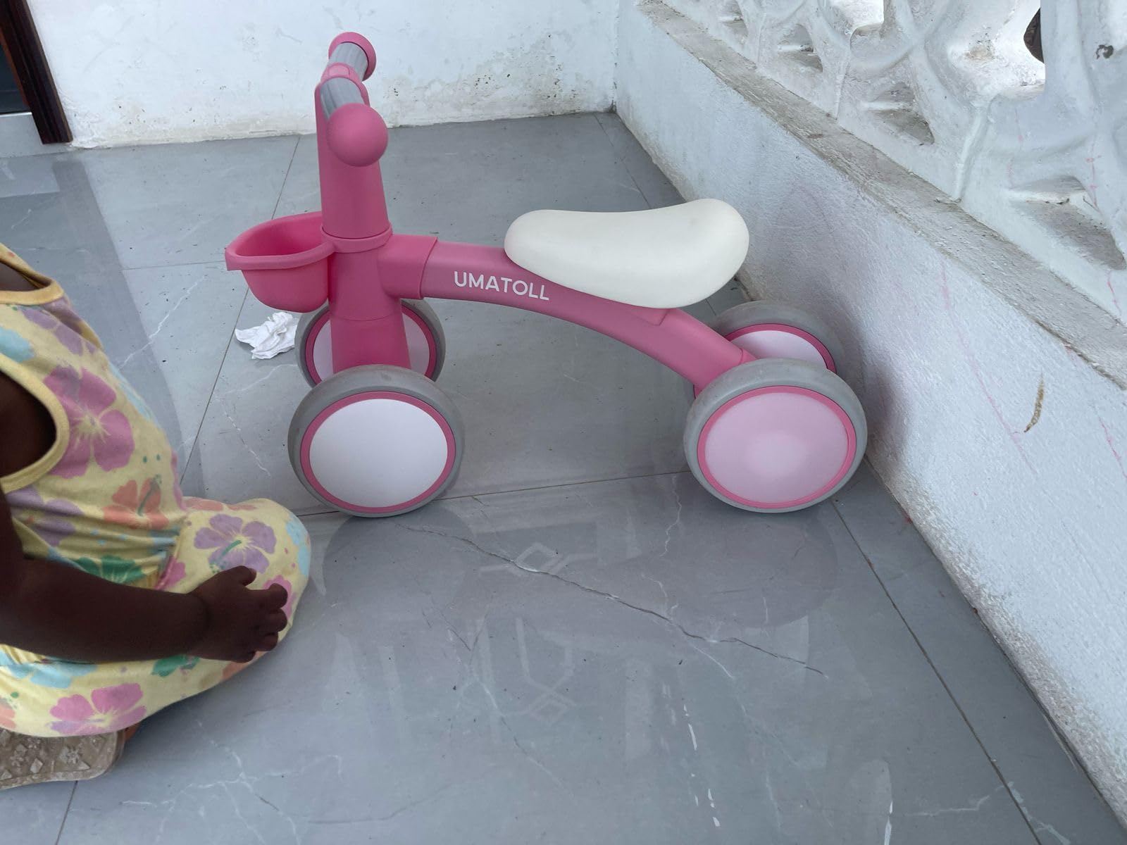 Umatoll Baby Balance Bike Toy for 1 Year Old Boy Girl, First Birthday Gift customer photo 2