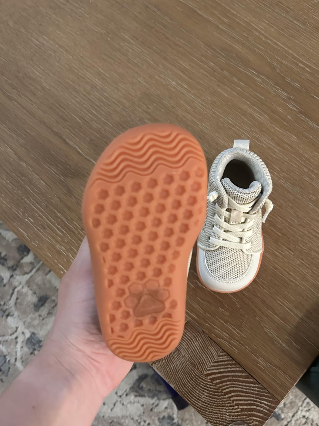 WateLves Toddler Little Kids Wide Barefoot Shoes Girls Boys Lightweight Boots Minimalist High Top Walking Shoes Breathable Comfort-Forward Ankle Support customer photo 2