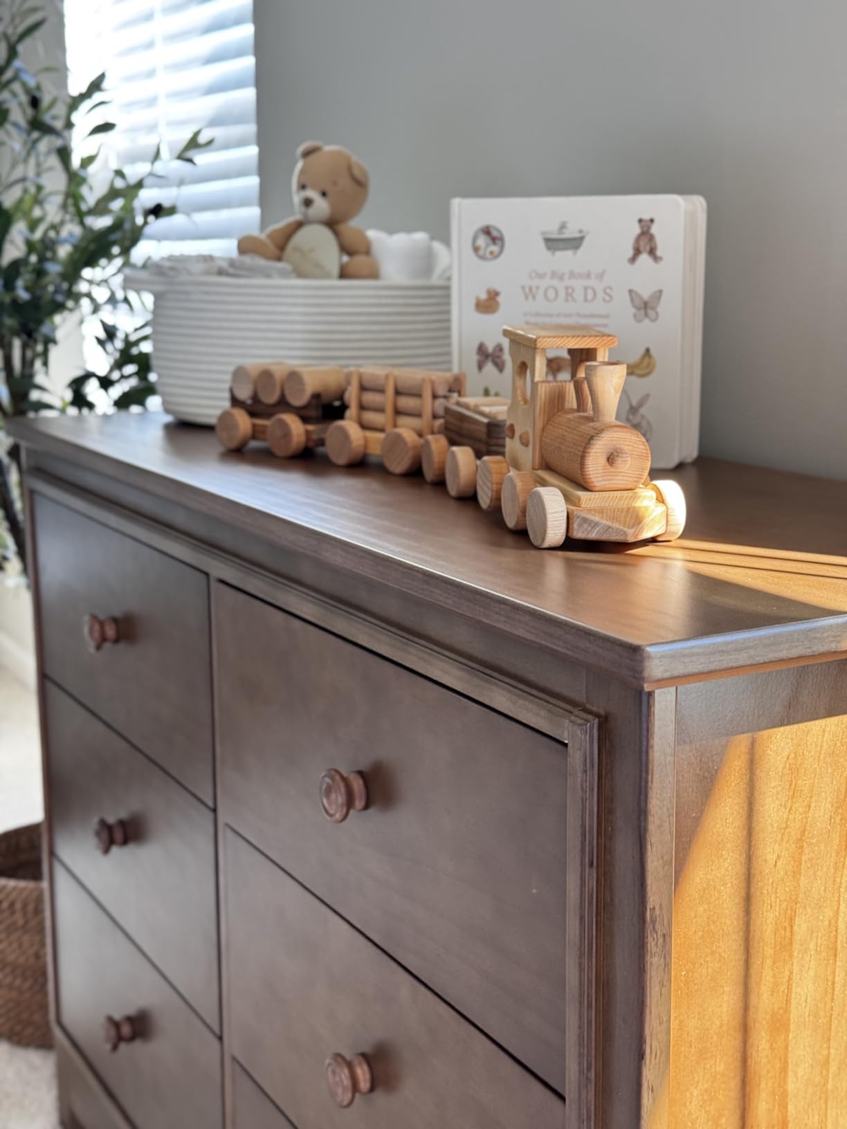 Delta Children Perry 6 Drawer Dresser - Greenguard Gold Certified, Chestnut customer photo 1